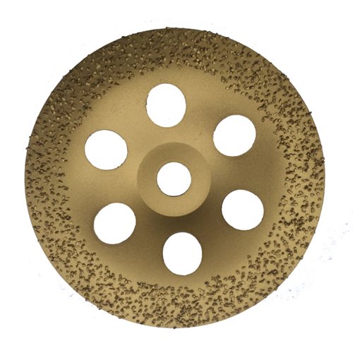 Carbide slibeskive med afrundet kant, Ø 180 mm korn 24